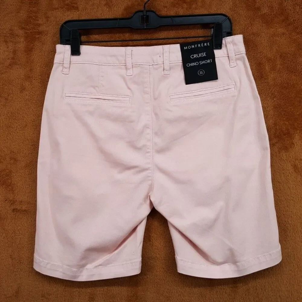 MONFRERE Shorts Mens Size 31 Light Pink CRUISE Stretch 8
